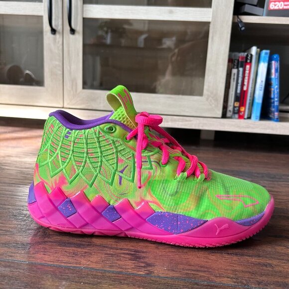Puma, Men M.E.L.O. Basketball Sneakers main image 4